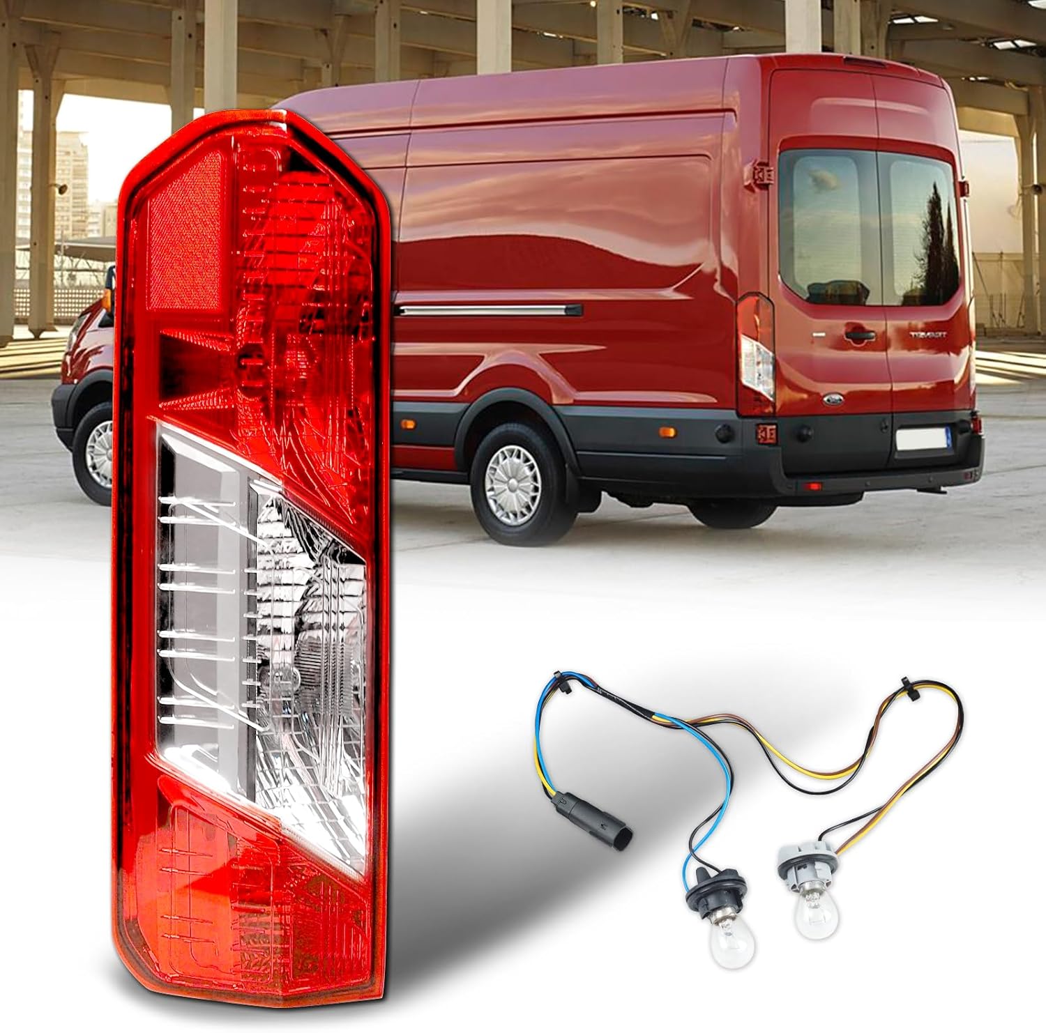 Tail Lights Compatible with Ford Transit 150 250 350 2015-2025
