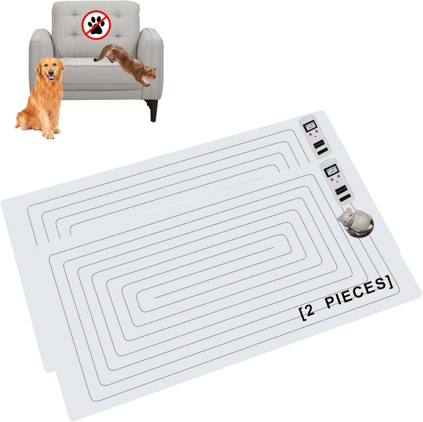 Scat Pet Shock Mat for Dogs and Cats - 2 Sizes for Training