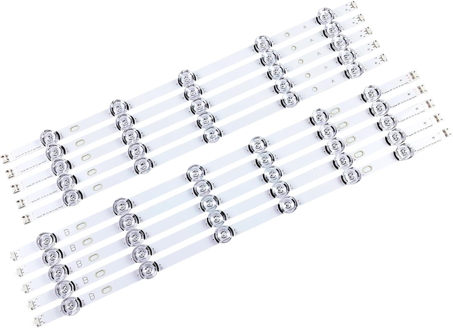 PANMILED 10pcs LED Backlight Strips for LG 55 in TV Models