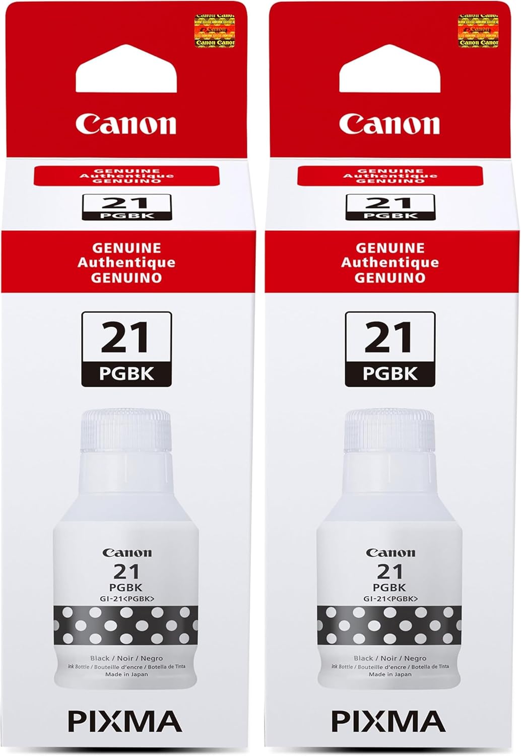 Canon GI-21 Pigment Black Ink Bottle for MegaTank Printers