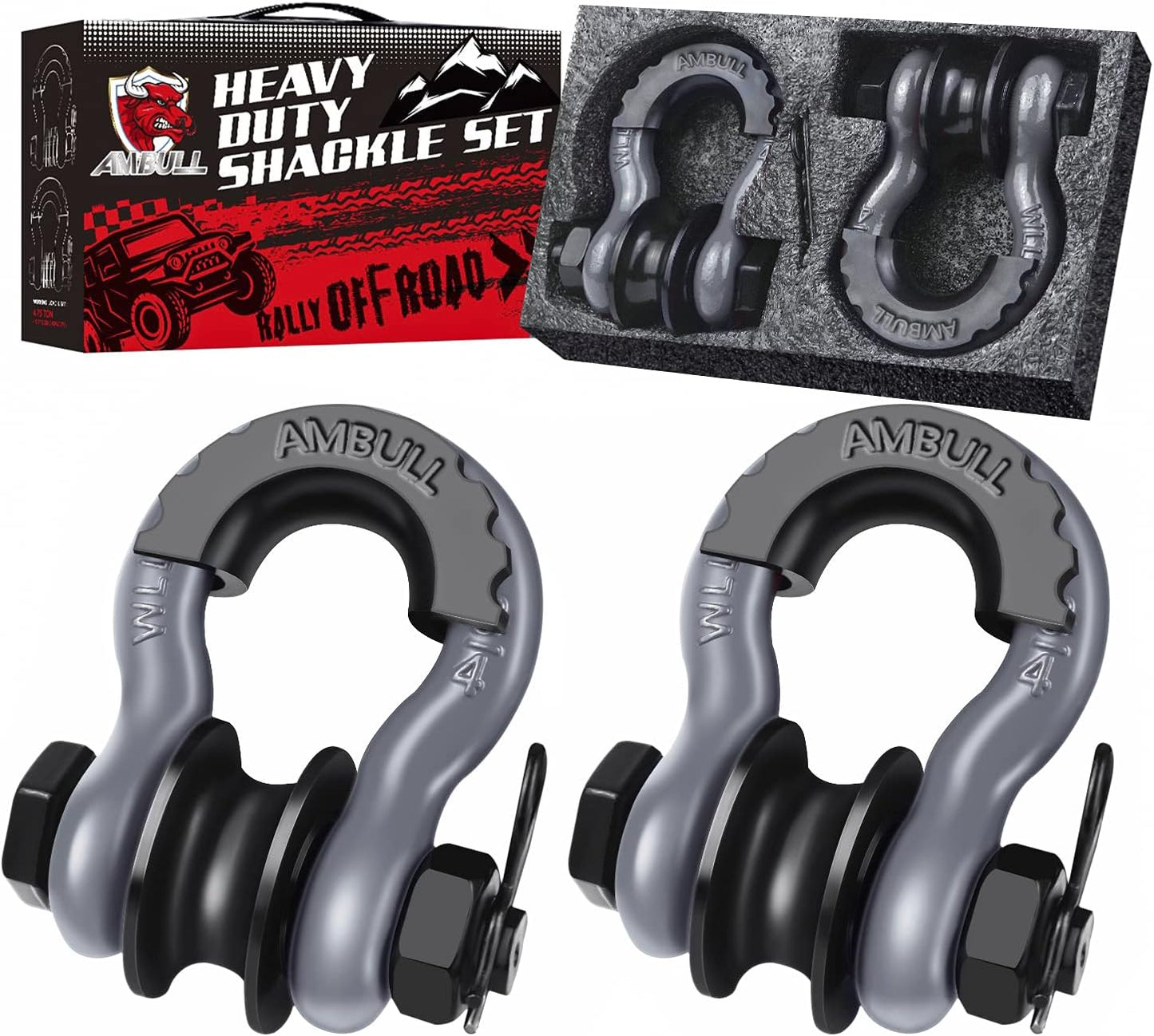 Upgraded Snatch Block with 22,000lb Break Strength for Recovery