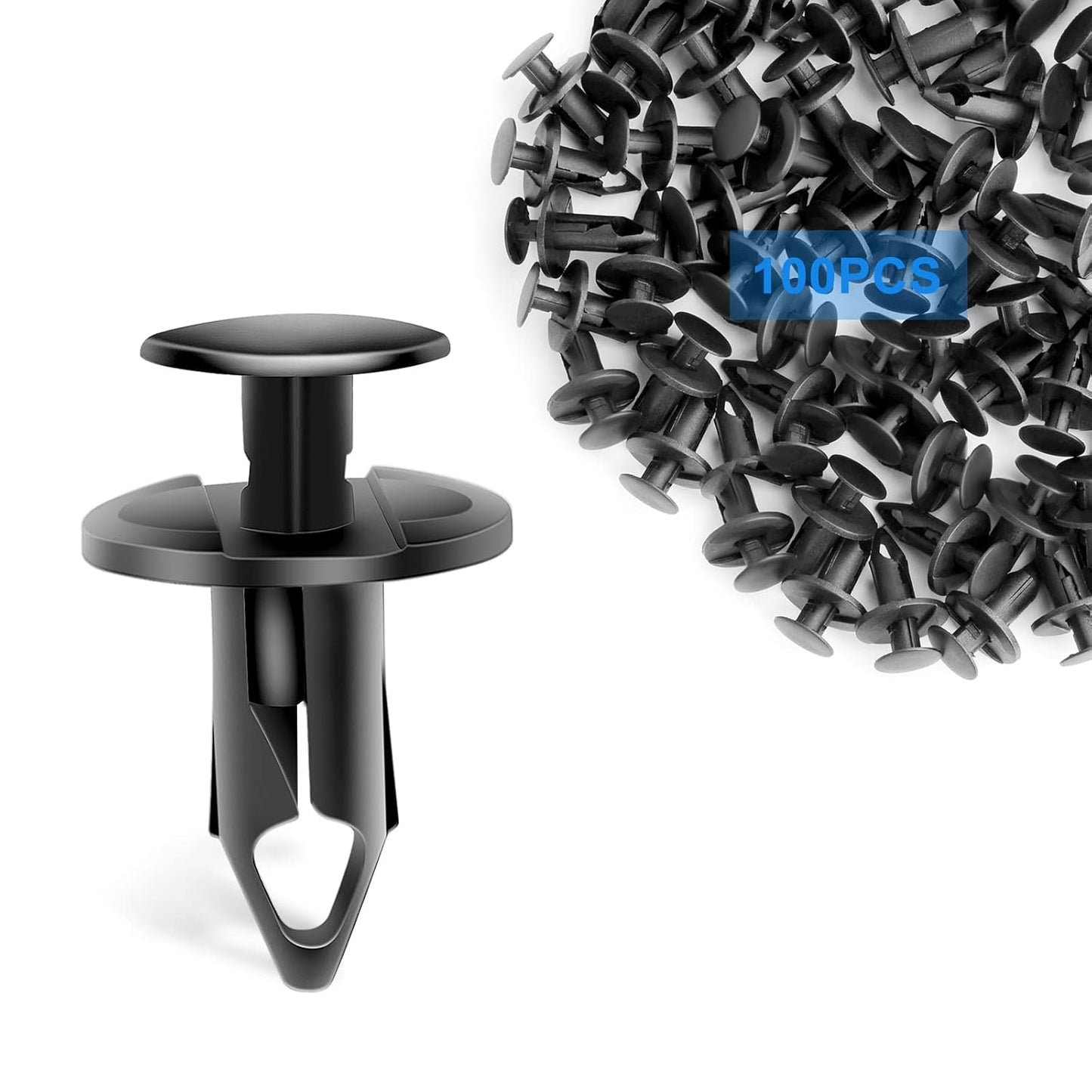 Secure Your Bumper! Yesker 8mm Car Bumper Clips - 100PCS