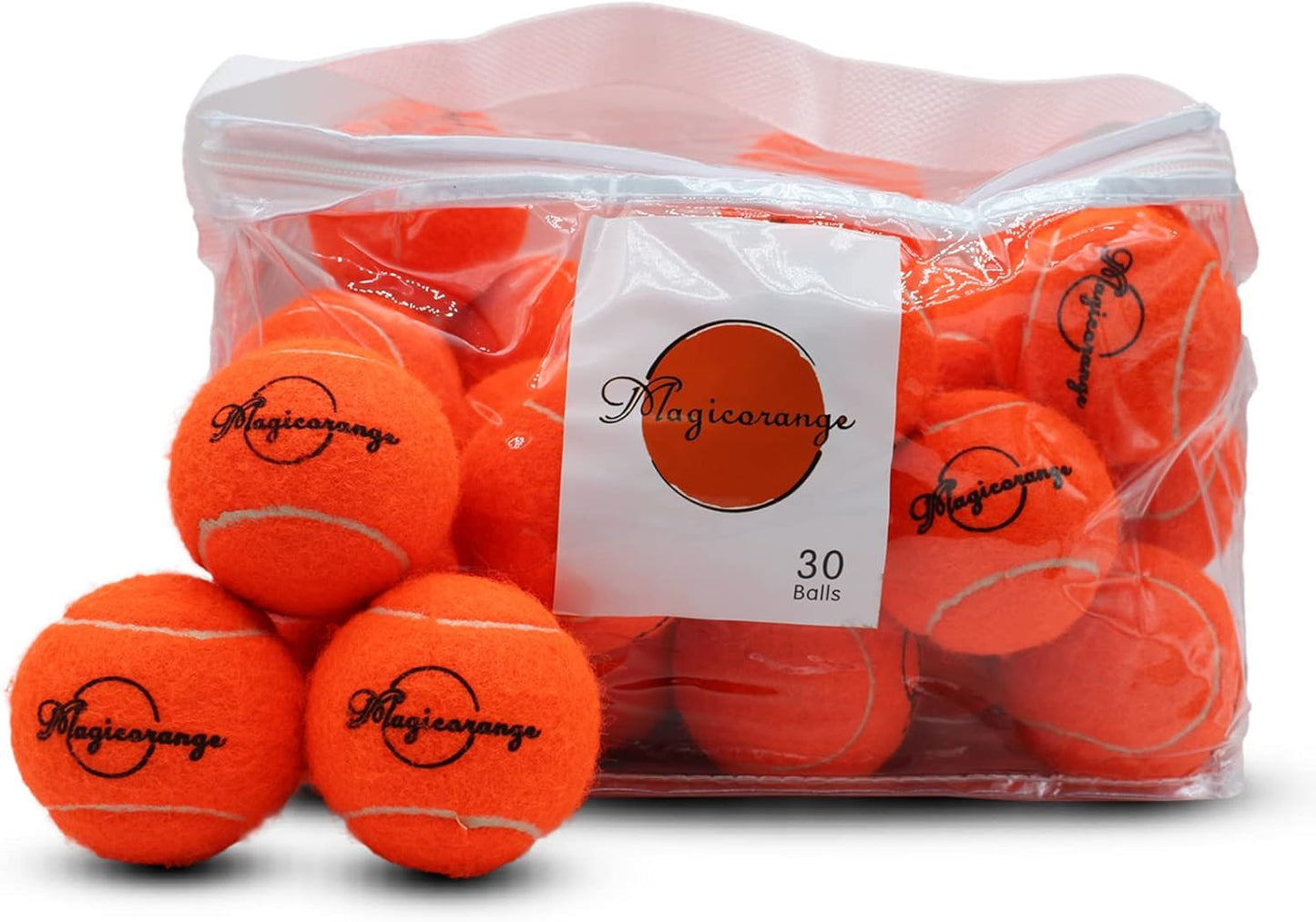 Magicorange Tennis Balls 30 Pack for Training and Pet Play
