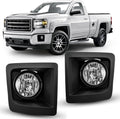 Nilight Fog Lights Assembly Compatible with 2014 2015 GMC Sierra 1500
