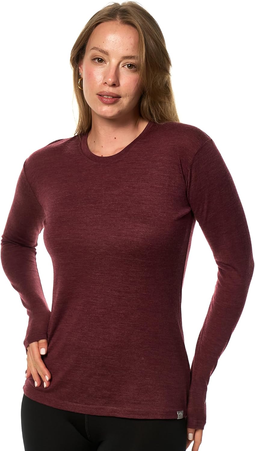 Merino Wool Base Layer Women by Merino.tech - Thermal Shirt