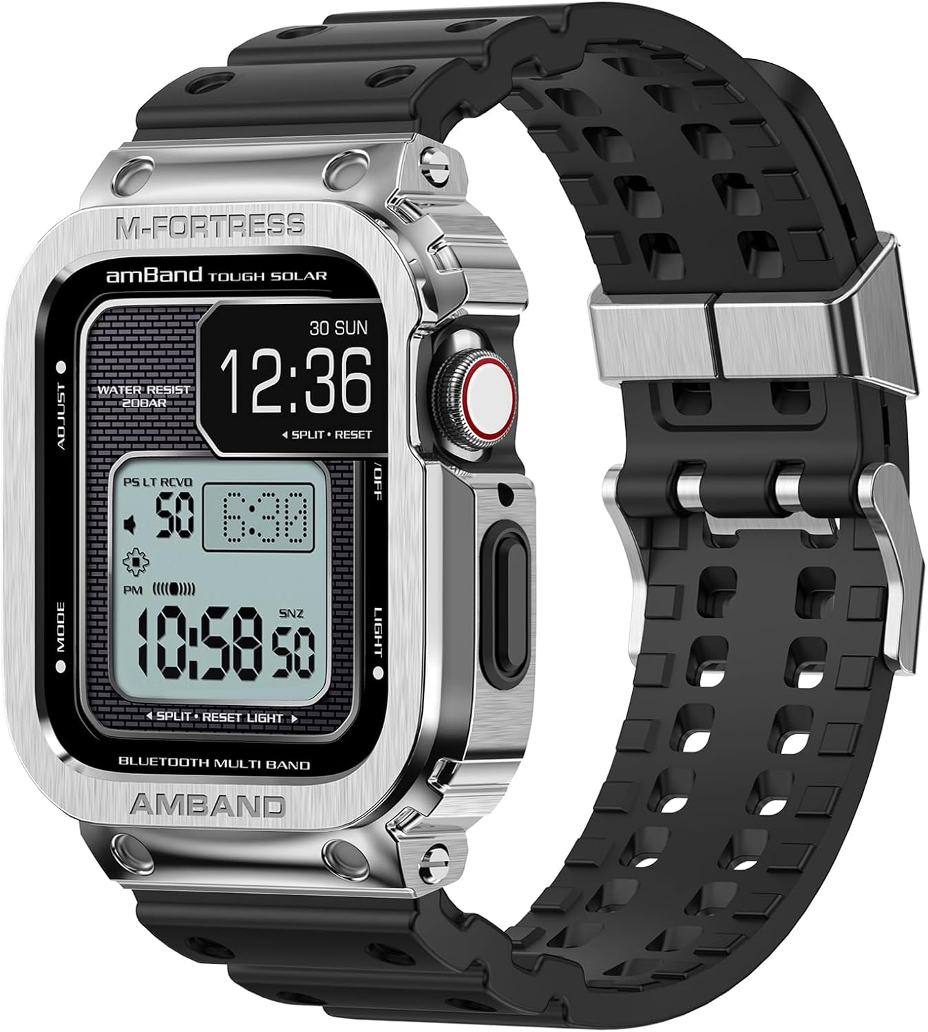 amBand Bands Case for Apple Watch 45mm - Rugged Protection