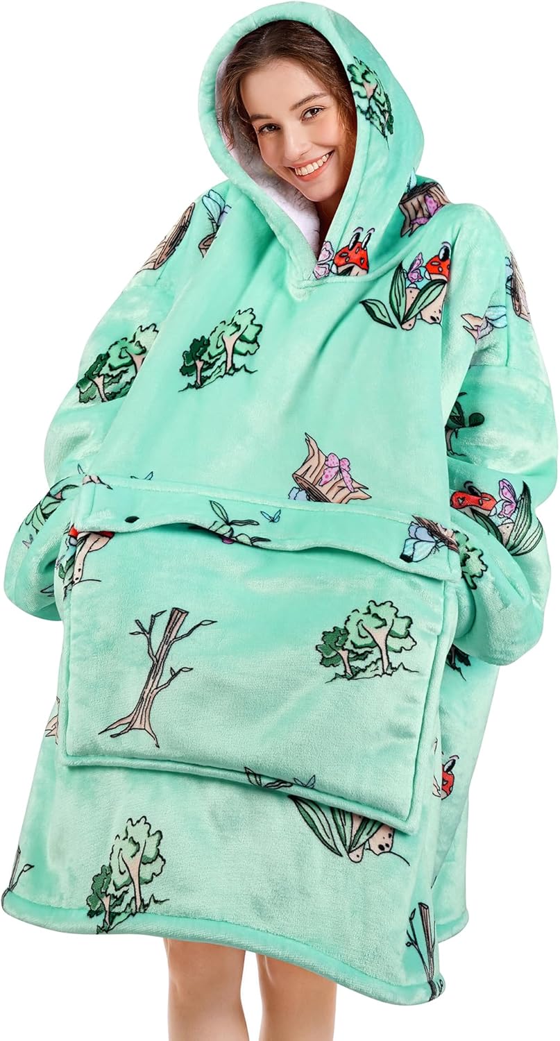 Narecte Cozy Oversized Blanket Hoodie for Adults - Soft & Warm