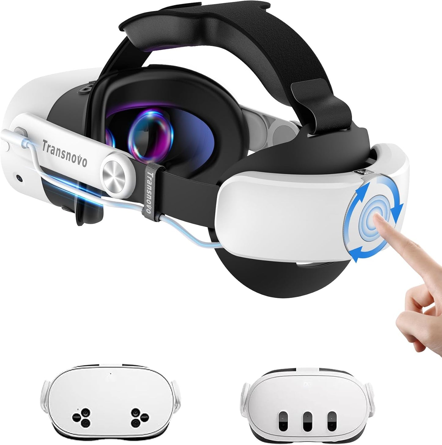 Battery Head Strap for Meta Quest 3 with 10000mAh Power