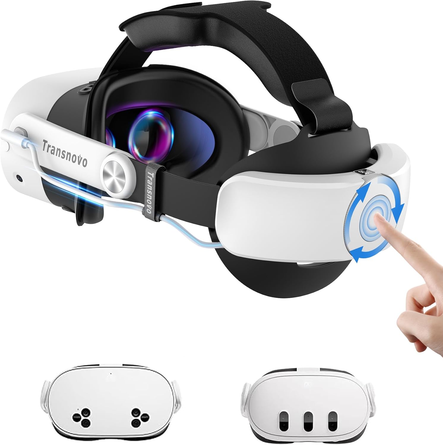 Battery Head Strap for Meta Quest 3 with 10000mAh Power