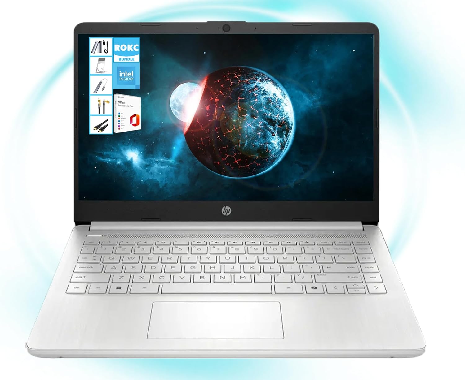 HP 14 HD Laptop with 1TB Cloud Storage and Office Bundle
