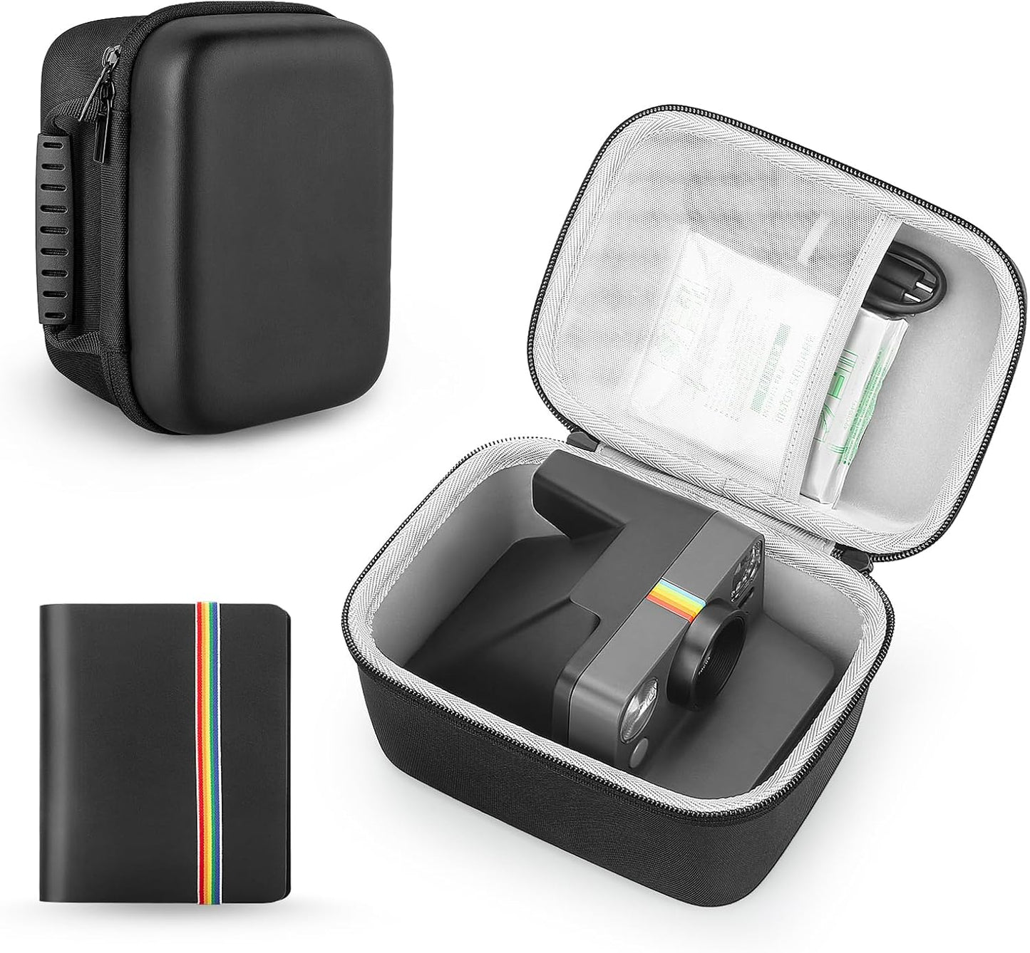 Hard Case for Polaroid Cameras, Travel Bag (Black)