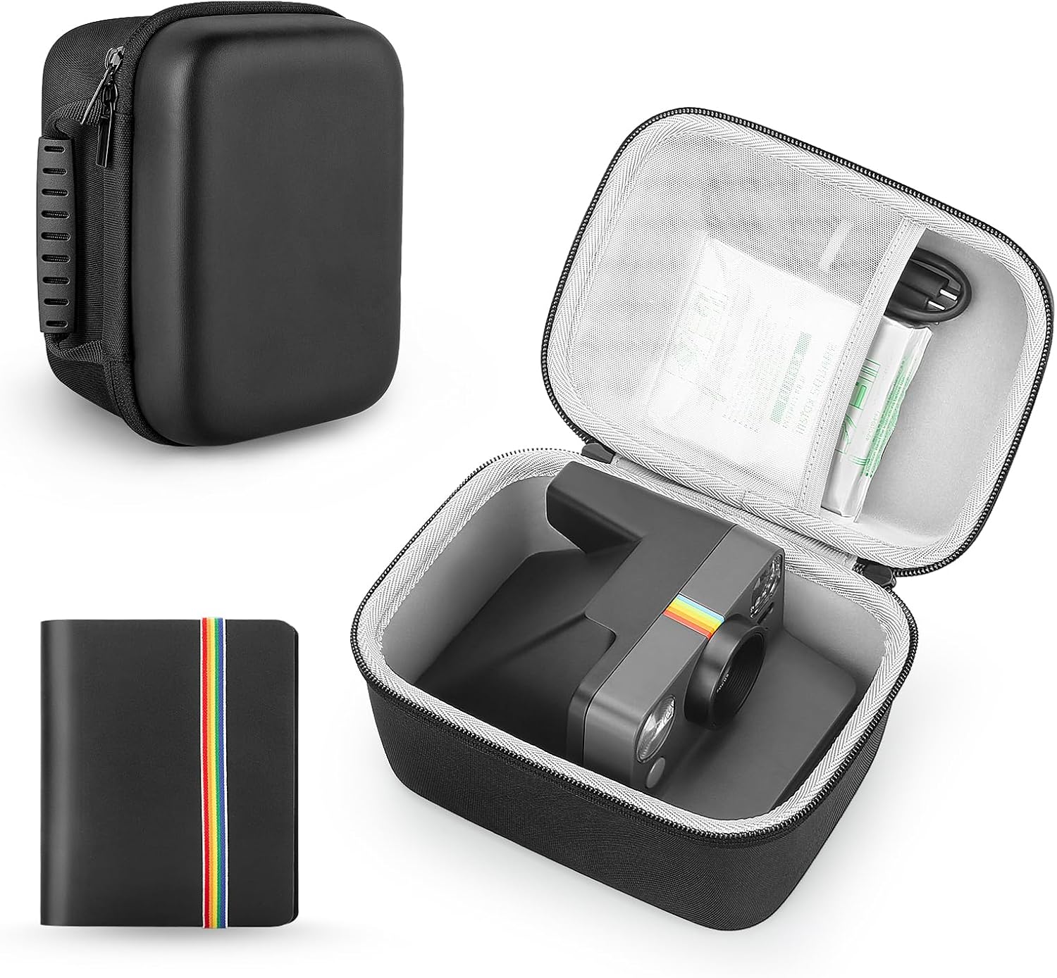 Hard Case for Polaroid Cameras, Travel Bag (Black)
