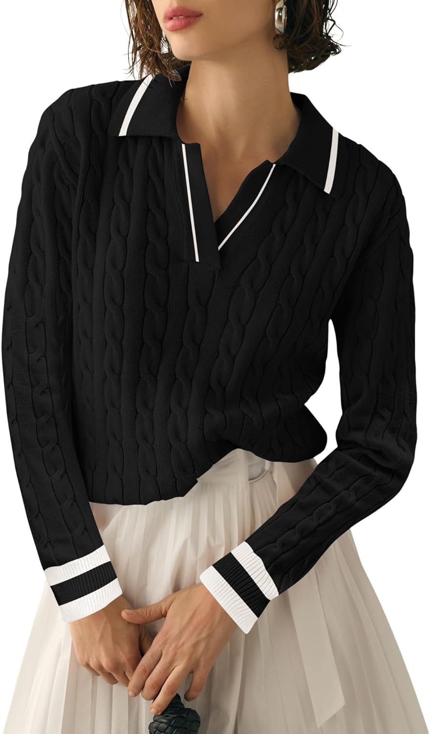 Micoson Womens Fall Long Sleeve Sweaters for Stylish Comfort