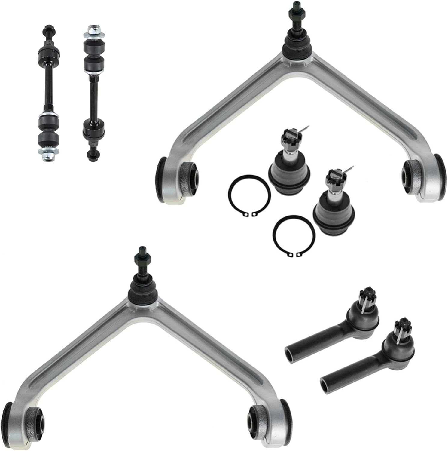 TRQ Front Steering & Suspension Kit for Dodge Ram 1500 2002-2005