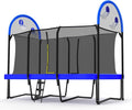 Rectangle Trampoline 10x17ft 9x15ft 8x14ft - High Capacity Backyard