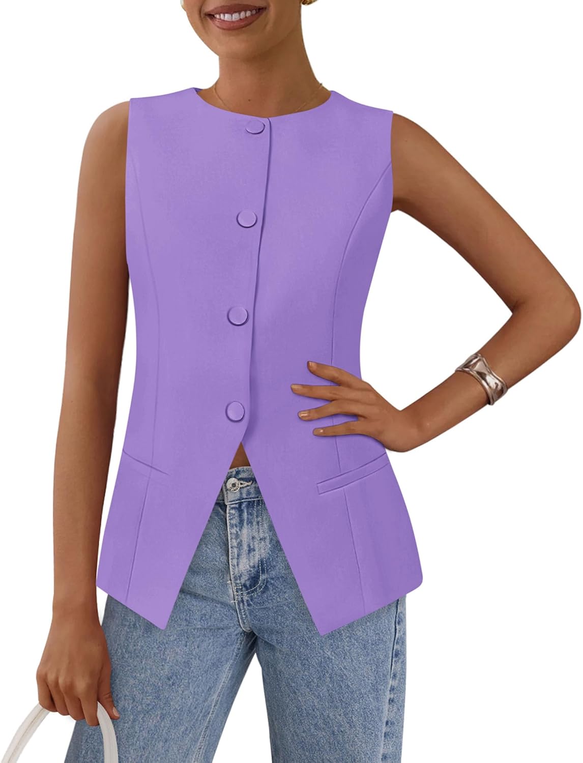 PRETTYGARDEN Women's Summer Suit Vest Tops for Stylish Looks