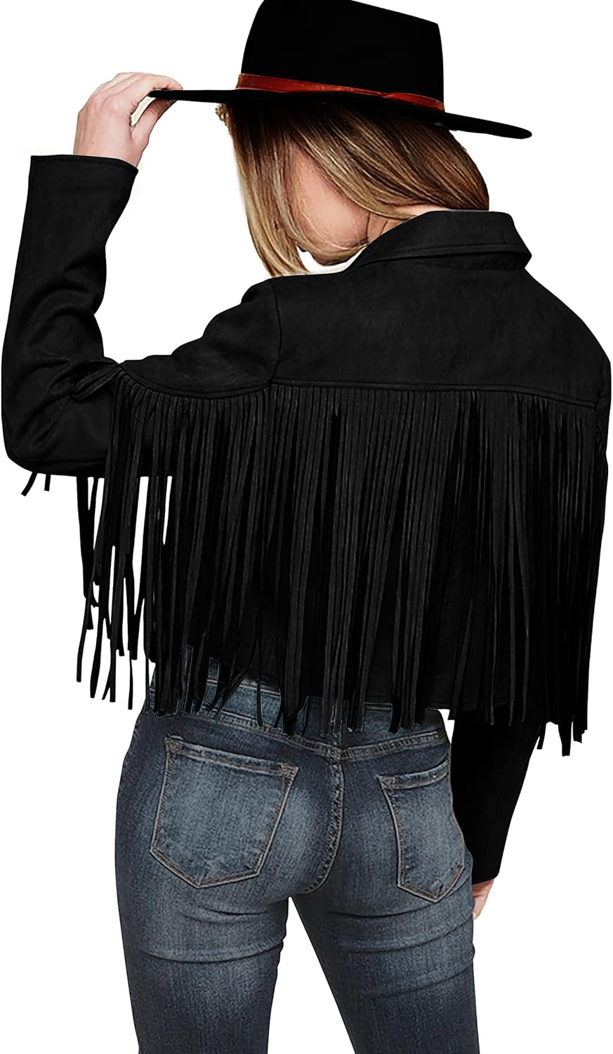 Faux Suede Fringe Jackets for Women - Stylish Fall Fashion