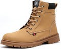 Steel Toe Work Boots for Men Comfortable Waterproof Slip Resistant
