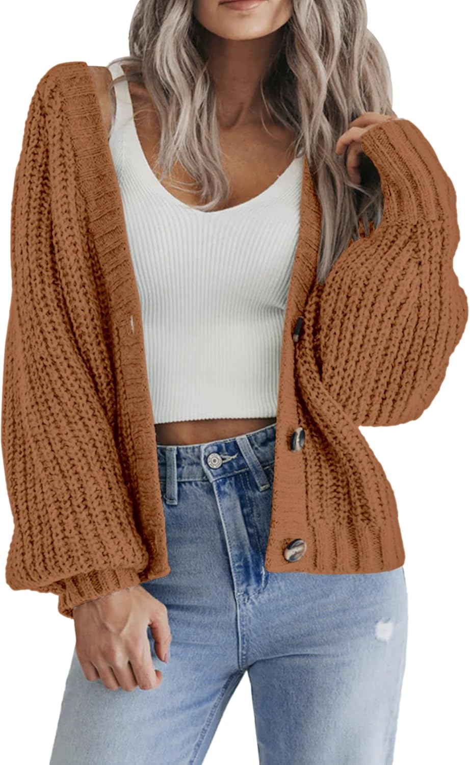 Zeagoo Women's Chunky Knit Cardigans for Stylish Fall Looks