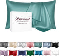 Teal Silk Pillow Cases Queen 100% Mulberry Silk - Cooling Skin Care