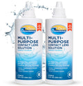 Cruelty-Free Contact Lens Solution 12oz 2 Pack - Gentle Multipurpose