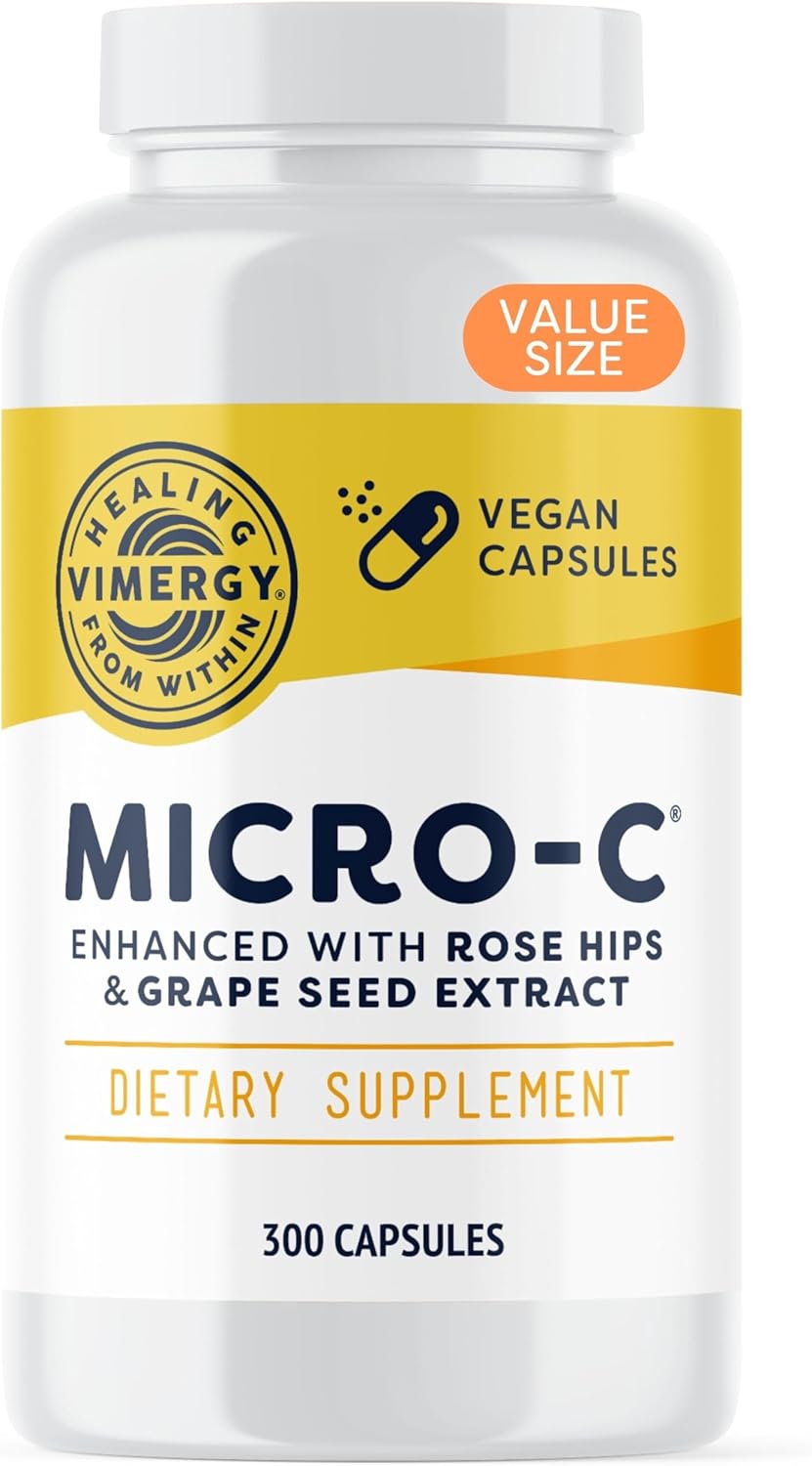 Vimergy Micro-C Vitamin C Capsules for Immune Health Support