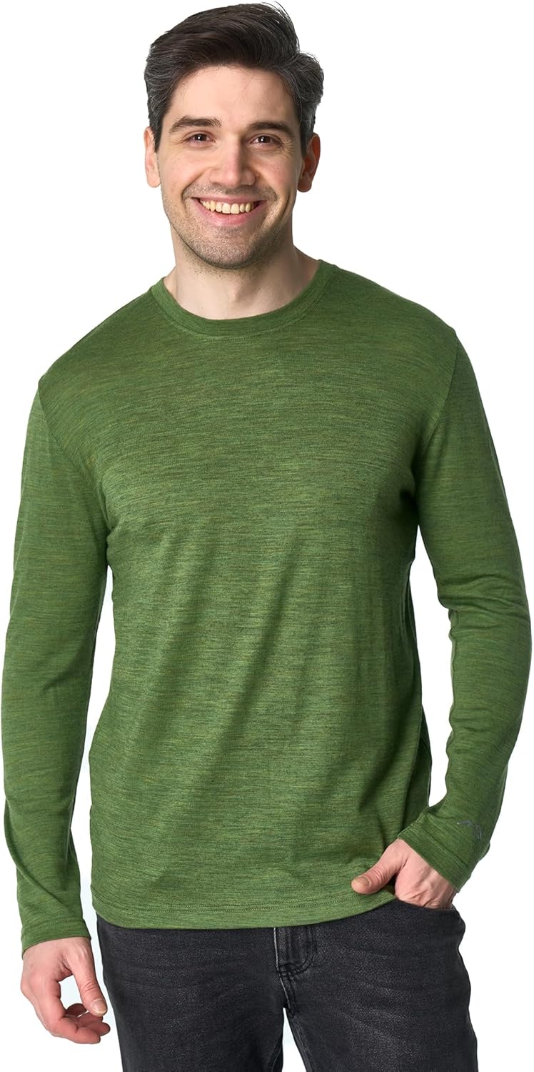 Merino Wool Base Layer Mens - Ultimate Thermal Comfort Shirt