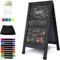 SELEAD Magnetic A-Frame Chalkboard Sign for Business & Events