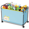 180L Kids Extra Large Toy Box with Wheels - Big Toy Chest for Storage