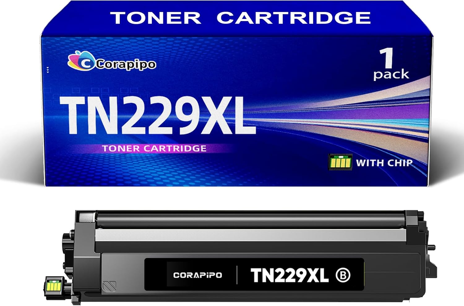 High-Yield TN229XL Black Toner for Brother Printers