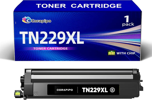High-Yield TN229XL Black Toner for Brother Printers