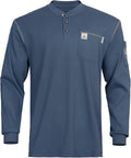 FR Shirts for Men CAT2 HRC2 Flame Resistant Long Sleeve Shirt Vanlens