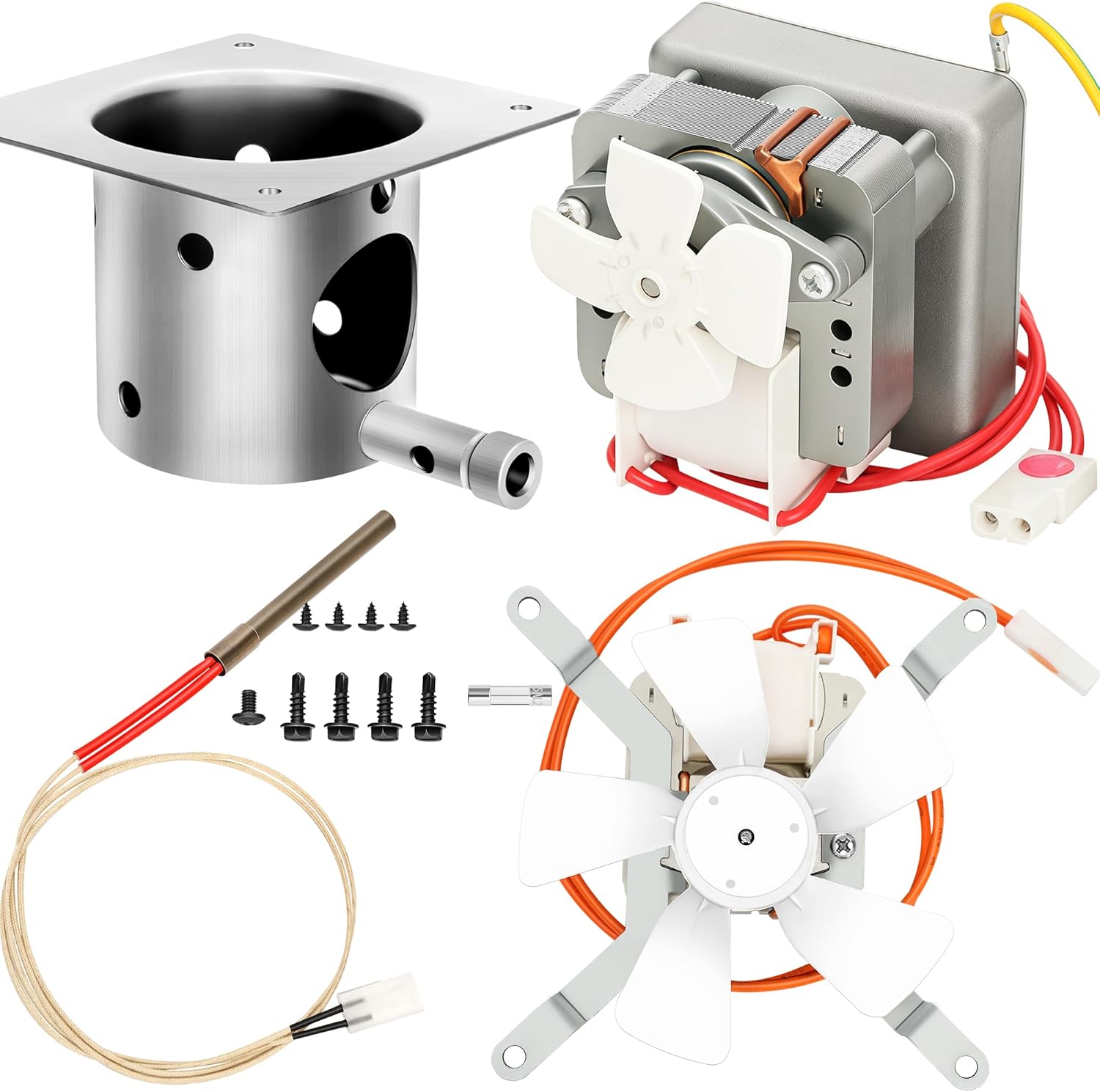 Auger Motor and Grill Induction Fan Kit for Traeger Grills