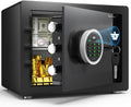 Kavey 1.2 Cub Safe Box Home Safe with Digital Keypad - Dual Alarm