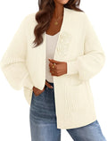 MEROKEETY Women's Chunky Cardigan Sweaters - Cozy Oversized Lantern