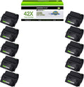 High-Yield Compatible Toner Cartridge for HP 42X Q5942X - 10-Pack