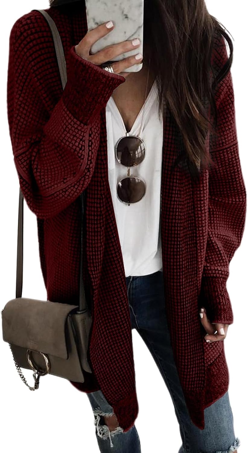 Oversized Checkered Cardigan Sweaters for Women in Fall 2025