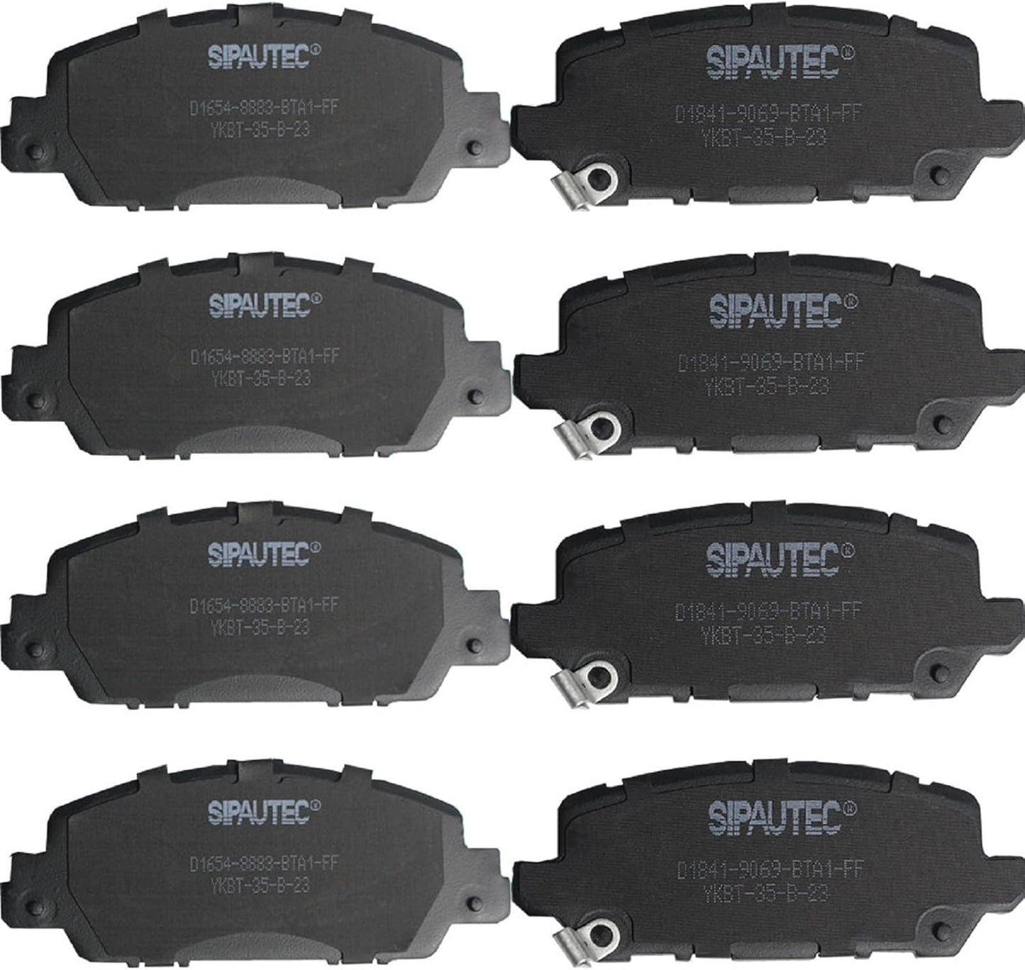 SIPAUTEC Ceramic Disc Brake Pads for Honda HR-V 2016-2022