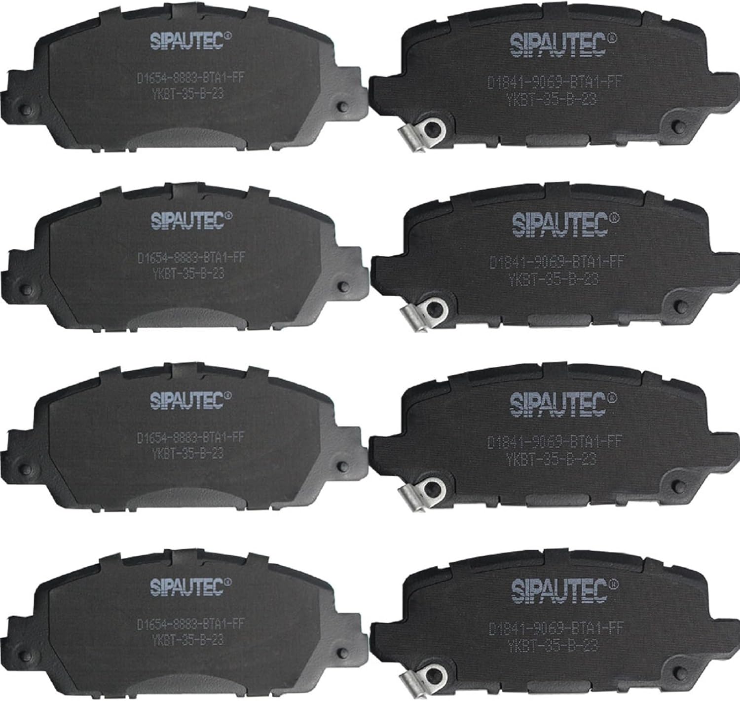 SIPAUTEC Ceramic Disc Brake Pads for Honda HR-V 2016-2022