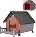 Aivituvin Insulated Dog House Outdoor for Small to Medium Breeds
