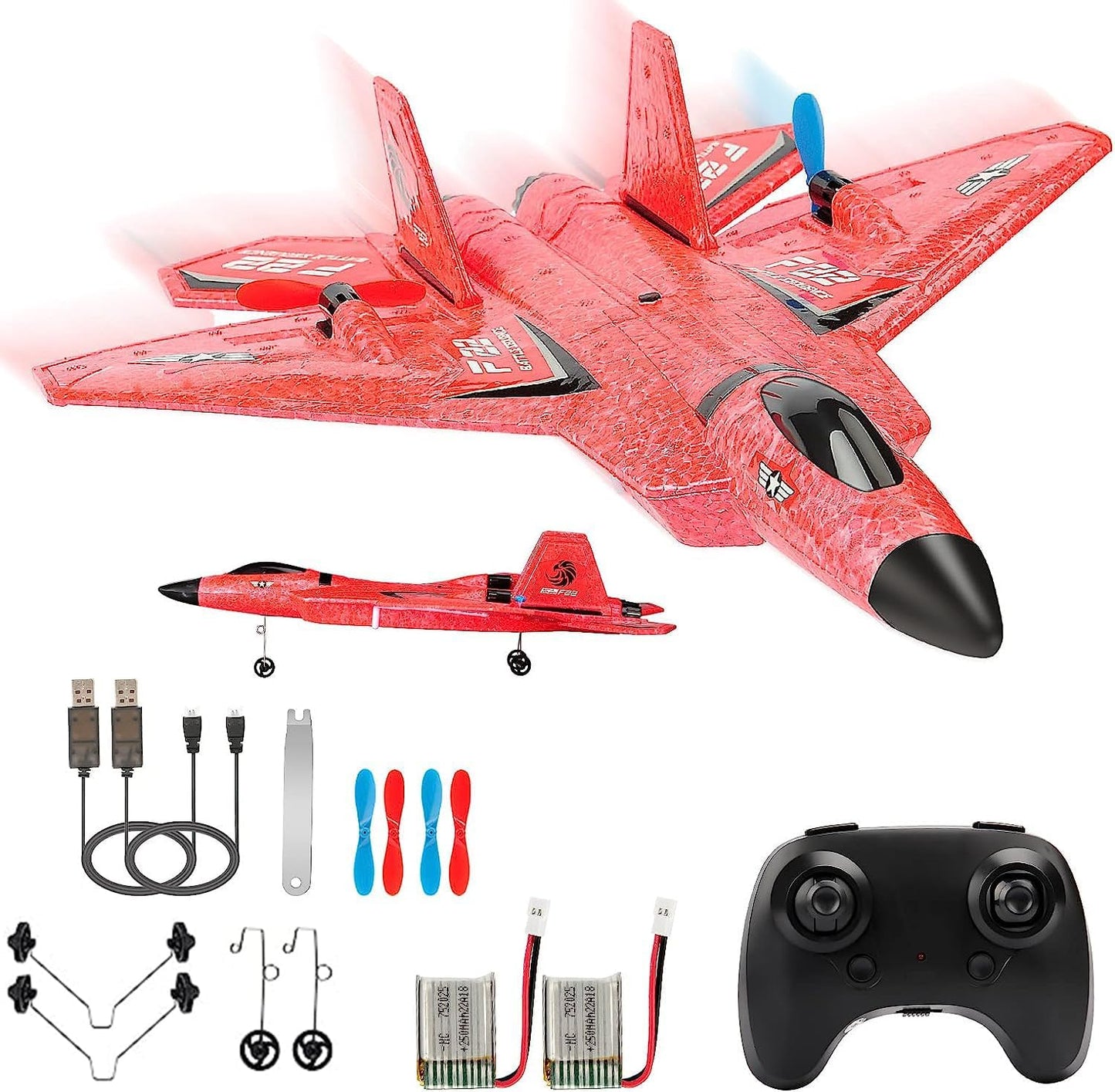 F22 RC Airplane Fighter Ready to Fly for Kids and Beginners