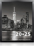 20x25 Picture Frame Black - Classic Minimalist Wall Frame