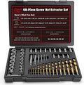 Eapele Bolt Extractor Set 49pcs - Stripped Nut & Screw Remover Kit
