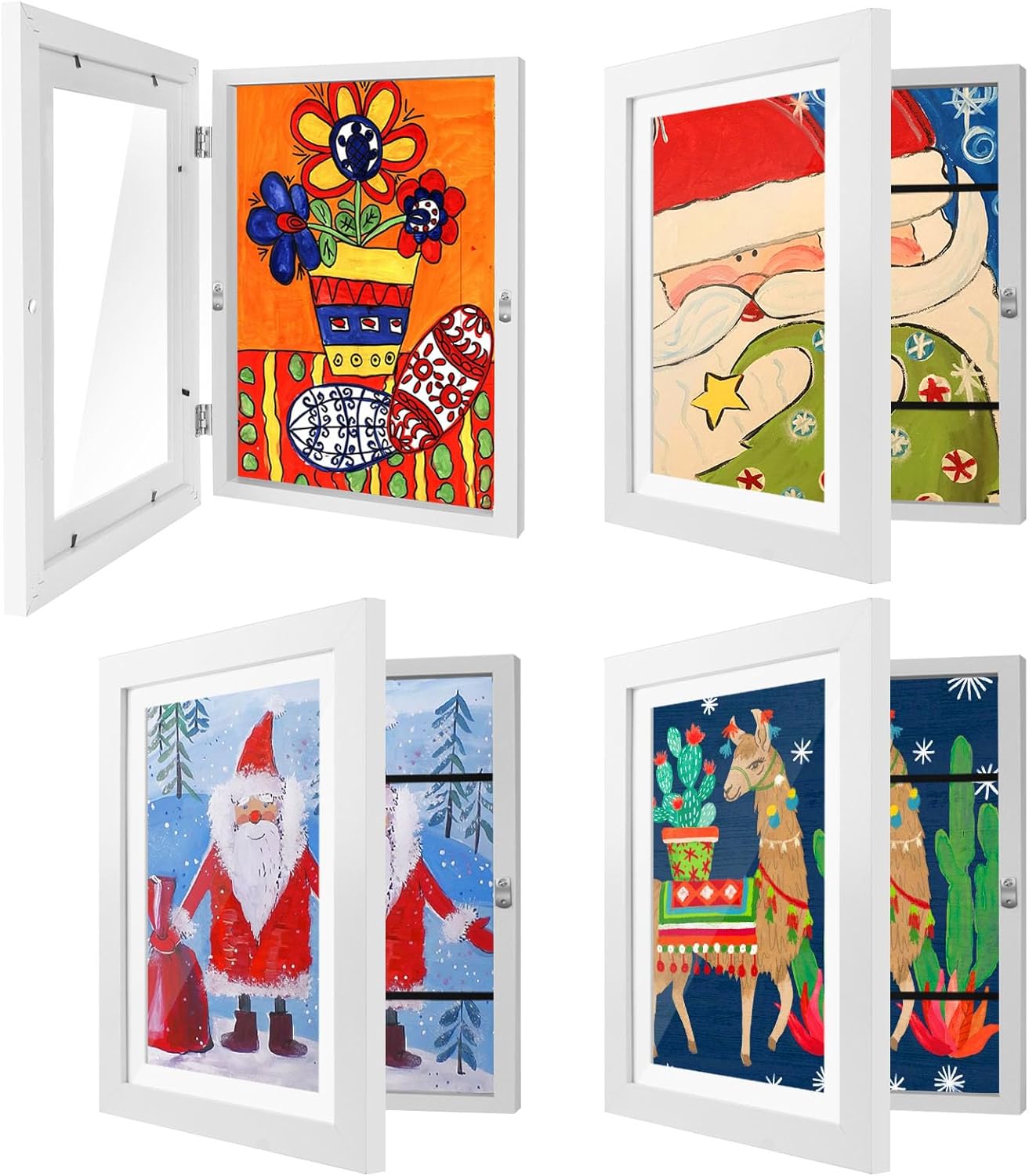 Kids Artwork Frames for 8.5 x 11 Inch Art Projects - Set of 4