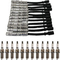 TRQ Ignition Kit Spark Plugs Wire Set Compatible with Chrysler