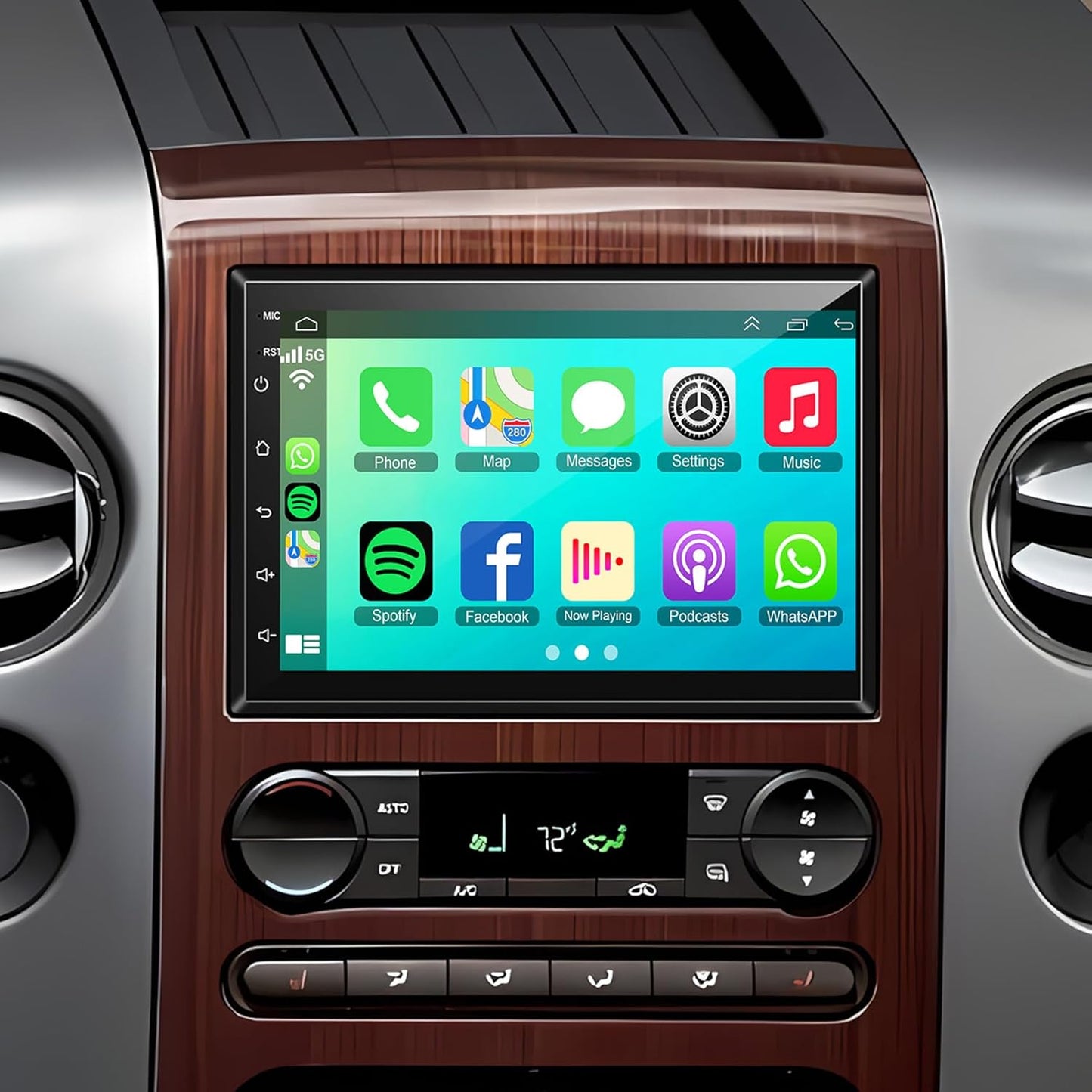 4+64 Android 13 Car Radio for Ford F150/F250/F350 2004-2014