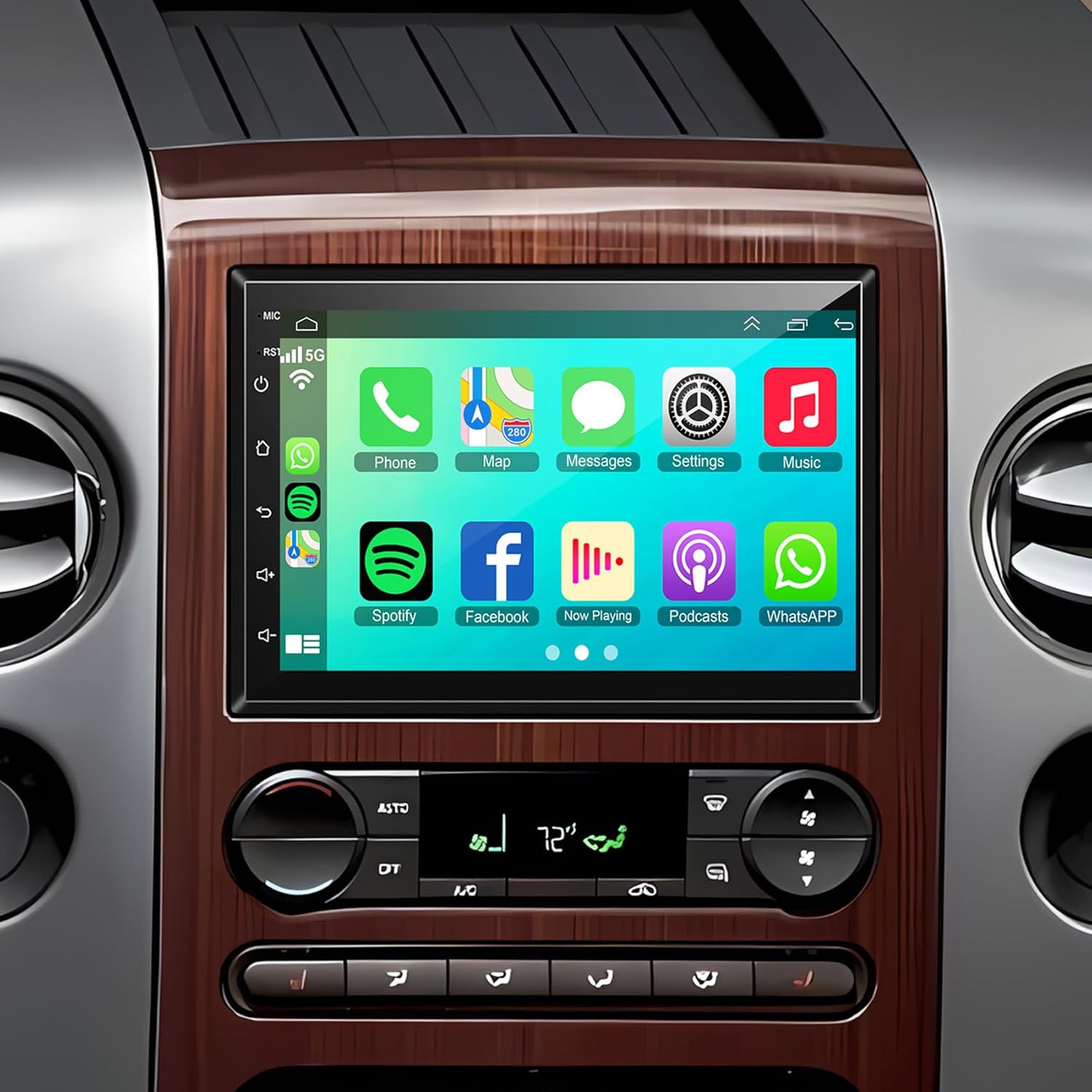4+64 Android 13 Car Radio for Ford F150/F250/F350 2004-2014
