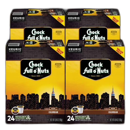 Chock Full o' Nuts Colombian K-Cup Pods for Perfect Coffee