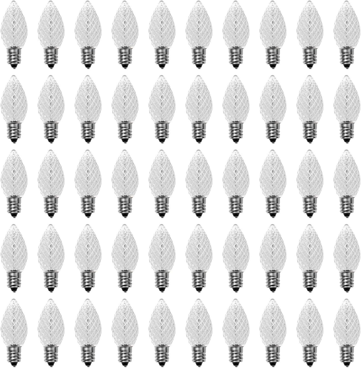 C7 LED Replacement Christmas Light Bulbs for Indoor Outdoor Use