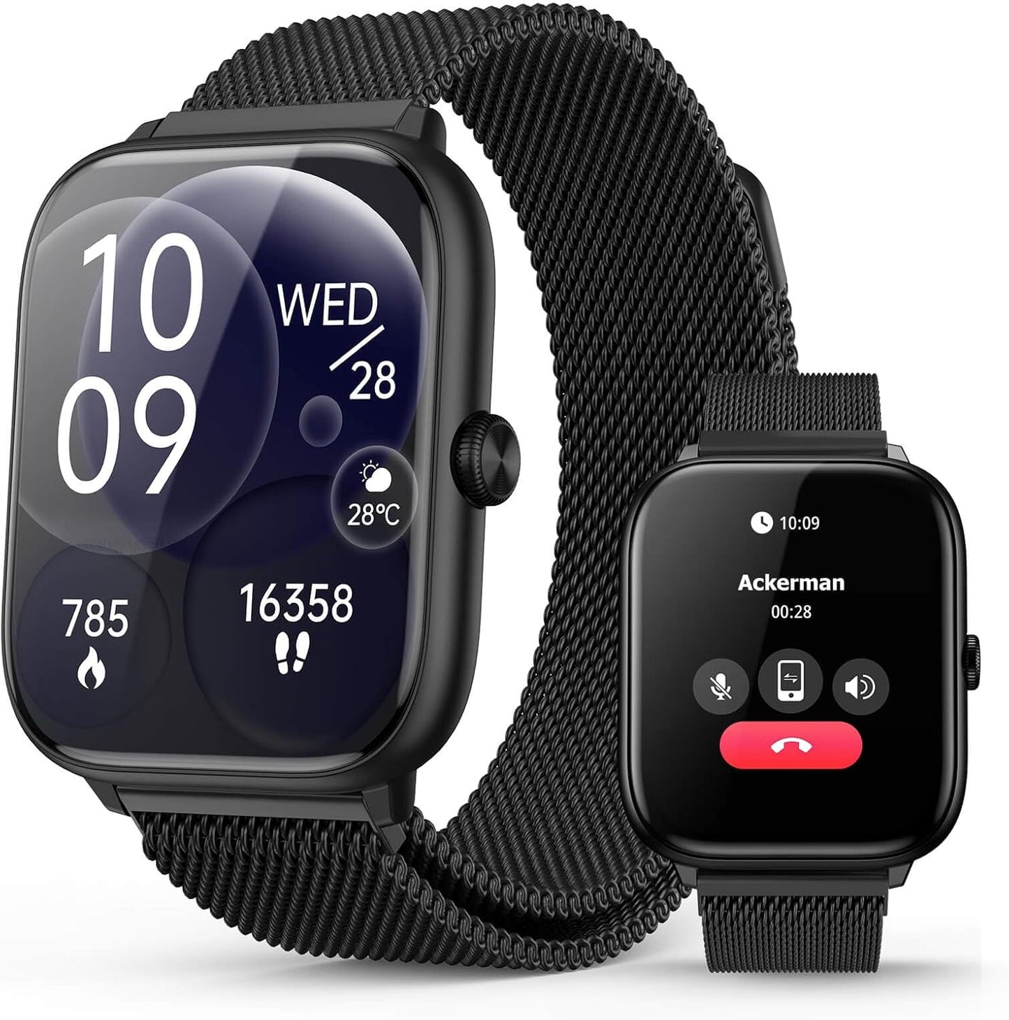 Smart Watch for Men with Blood Pressure Monitor and Fitness Tracker